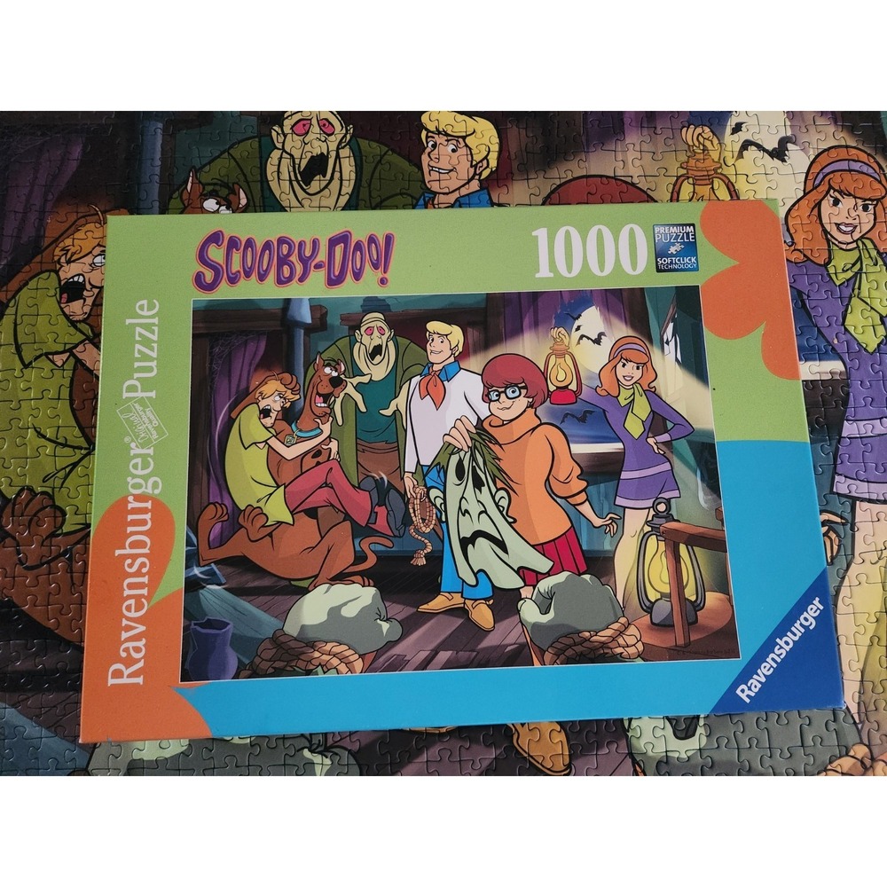 Ravensburger Scooby Doo 1000pc Jigsaw Puzzle 27x20 Movie Cartoon Toy Collectible